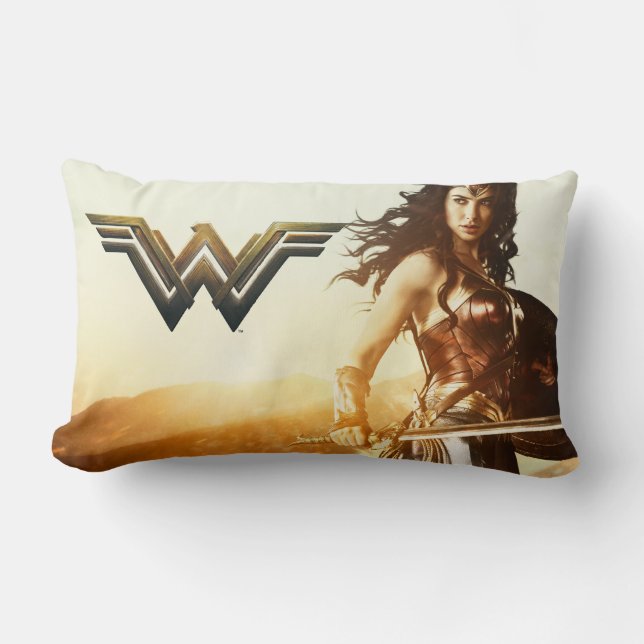 Wonder Woman bei Sunset Lendenkissen (Vorderseite)