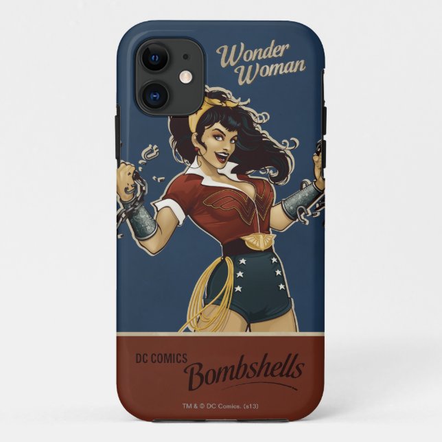 Wonder Woman Bombshell Case-Mate iPhone Hülle (Rückseite)