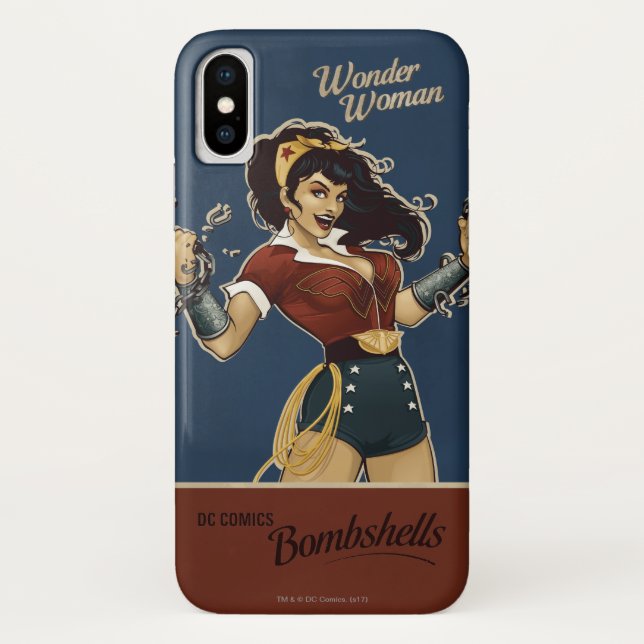 Wonder Woman Bombshell Case-Mate iPhone Hülle (Rückseite)