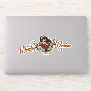 Wonder Woman Bombshell Name Graphic Aufkleber