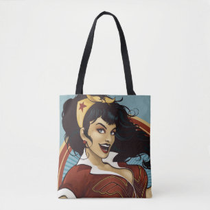 Wonder Woman Bombshell Namensgrafik Tasche