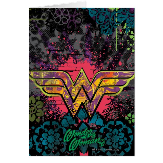 Wonder Woman Brick Wall Collage (Vorne)