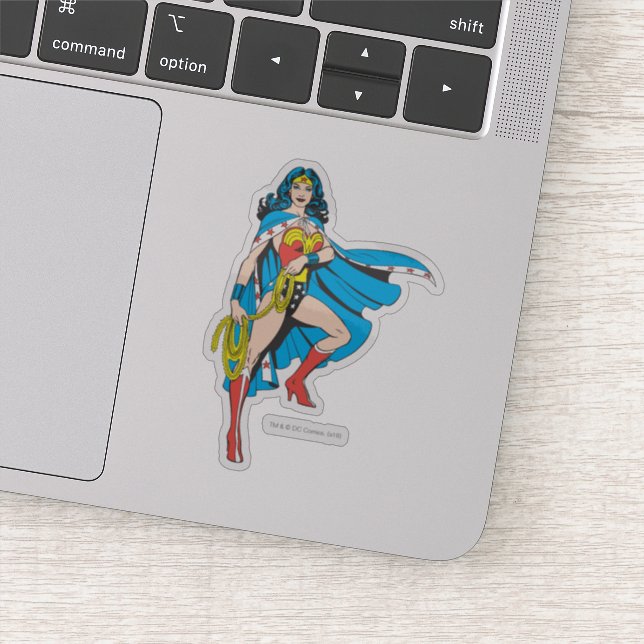 Wonder Woman Cape Aufkleber (Detail)