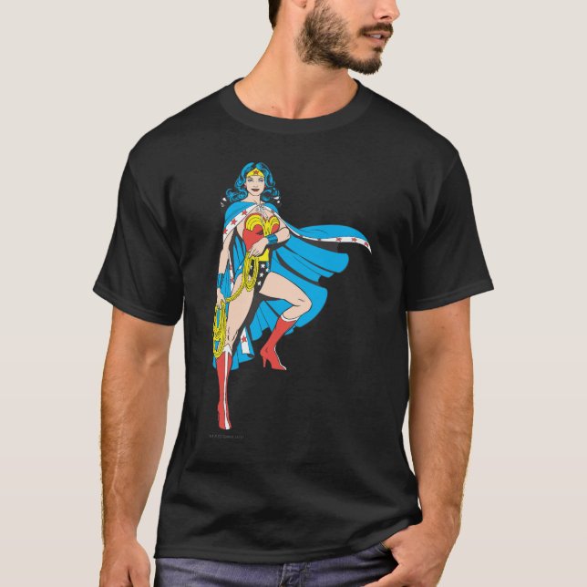 Wonder Woman Cape T-Shirt (Vorderseite)