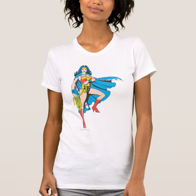 Wonder Woman Cape T-Shirt (Vorderseite)