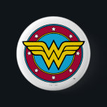 Wonder Woman | Circle & Stars Logo Button<br><div class="desc">Wonder Woman Logos</div>