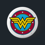 Wonder Woman | Circle & Stars Logo Button<br><div class="desc">Wonder Woman Logos</div>