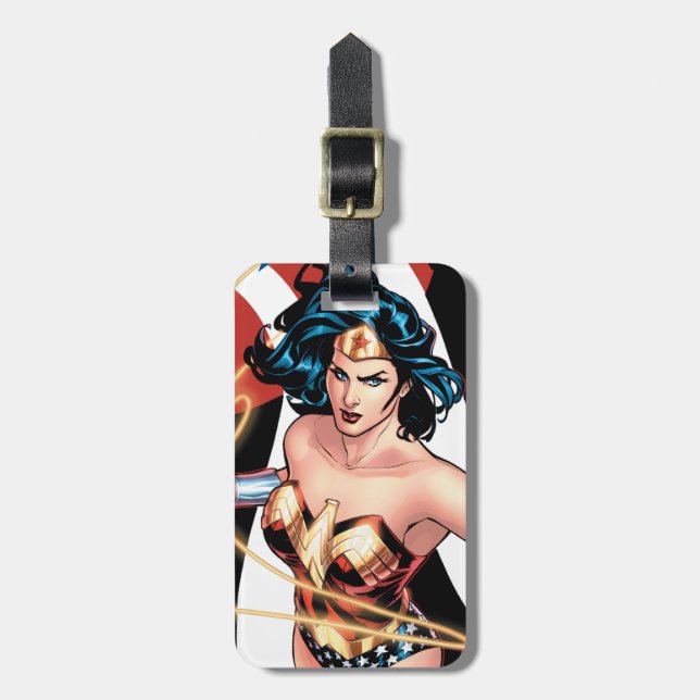 Wonder Woman Comic Cover #12 Gepäckanhänger (Vorderseite vertikal)