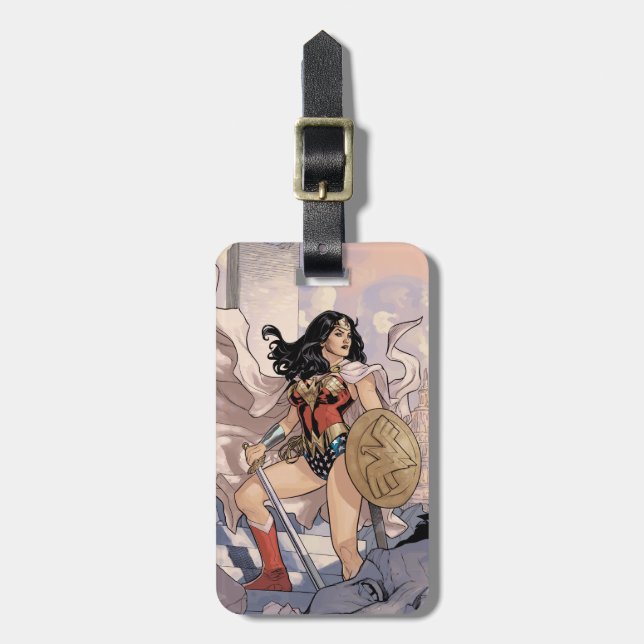 Wonder Woman Comic Cover #13 Gepäckanhänger (Vorderseite vertikal)