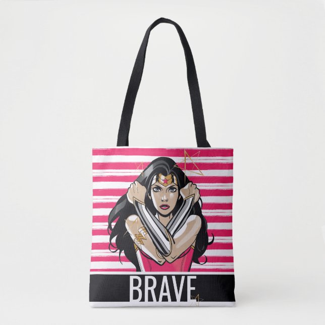 Wonder Woman Defend - Vorlage Tasche (Vorderseite)