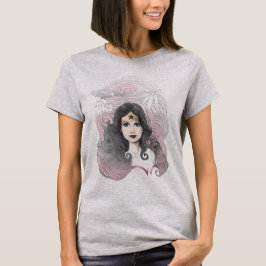 Wonder Woman Eagle und Bäume T-Shirt