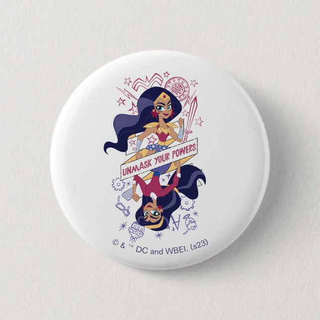 Wonder Woman entmasch Ihre Power Button (Vorderseite)