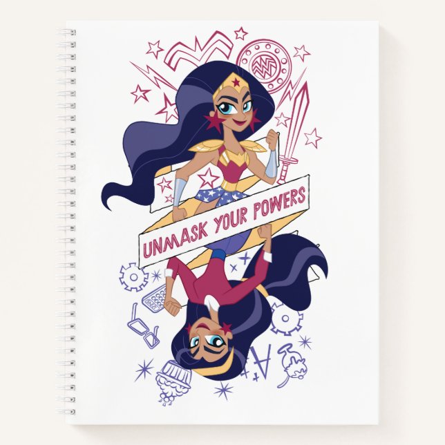 Wonder Woman entmasch Ihre Power Notizbuch (Vorderseite)