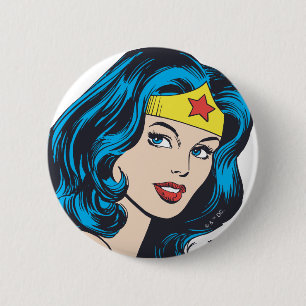 Wonder Woman Face Button