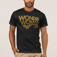 Wonder Woman Gold-Logo zum 75-jährigen Jubiläum