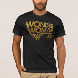 Wonder Woman Gold-Logo zum 75-jährigen Jubiläum T-Shirt