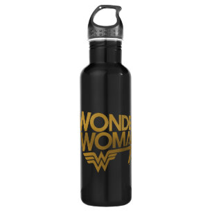 Wonder Woman Gold-Logo zum 75-jährigen Jubiläum Trinkflasche