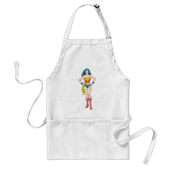 Wonder Woman Hands auf Hüften Schürze (Vorne)