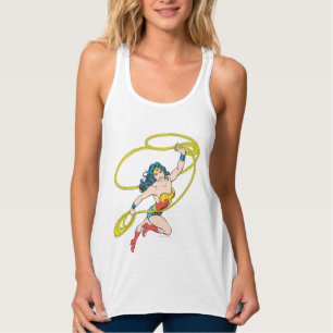 Wonder Woman Holds Lasso 3 Tank Top