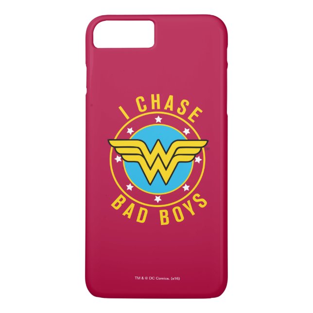 Wonder Woman - I Chase Bad Boys Case-Mate iPhone Hülle (Rückseite)