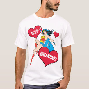 Wonder Woman   Ich fliege für Sie Valentine T-Shirt