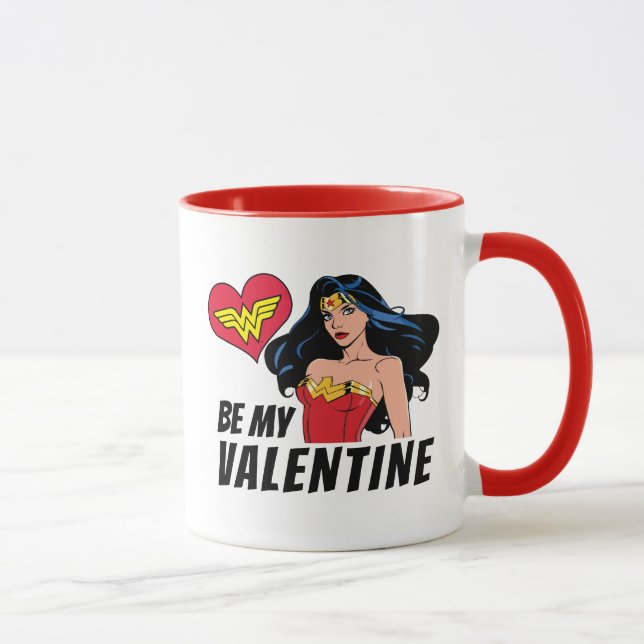 Wonder Woman | Ihr seid wunderbar Valentine Tasse (Rechts)