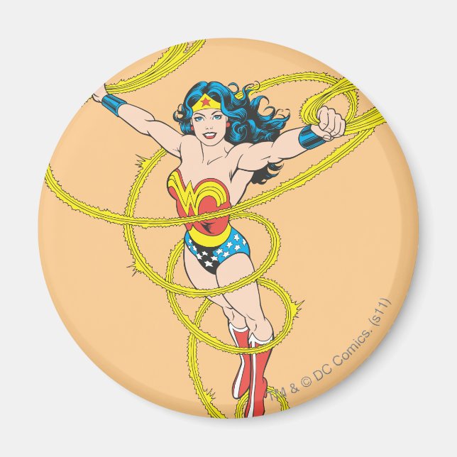Wonder Woman in Lasso Magnet (Vorne)