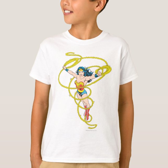 Wonder Woman in Lasso T-Shirt (Vorderseite)