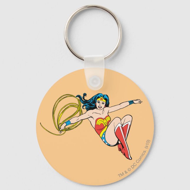 Wonder Woman Jumping Schlüsselanhänger (Vorderseite)