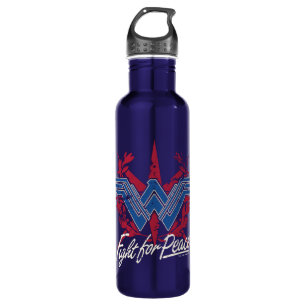 Wonder Woman-Kampf für Friedenszeichen Edelstahlflasche