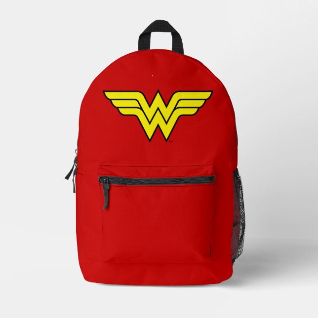 Wonder Woman | Klassisches Logo Bedruckter Rucksack (Vorderseite)