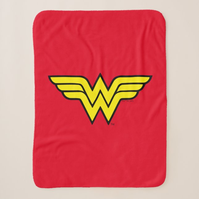 Wonder Woman | Klassisches Logo Sherpadecke (Vorderseite)