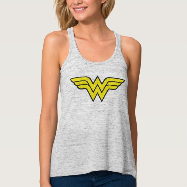 Wonder Woman | Klassisches Logo Tank Top (Vorderseite)