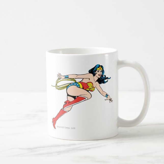 Wonder Woman Leap Right Kaffeetasse (Rechts)