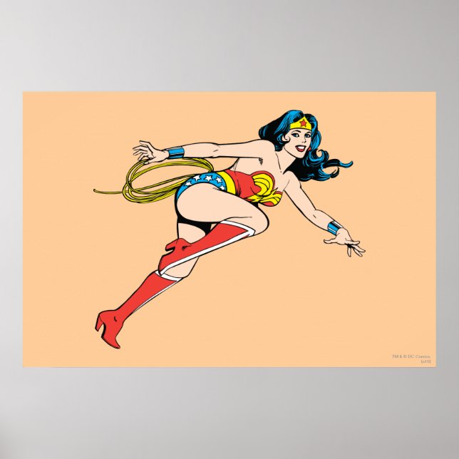 Wonder Woman Leap Right Poster (Vorne)