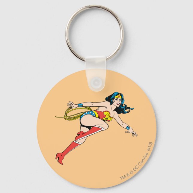 Wonder Woman Leap Right Schlüsselanhänger (Vorderseite)