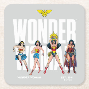 Wonder Woman Legends Forever Grafik Rechteckiger Pappuntersetzer