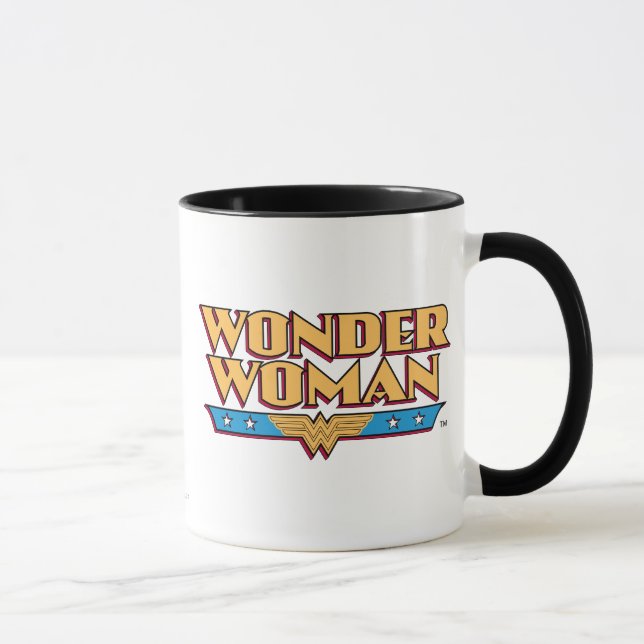 Wonder Woman Logo 2 Tasse (Rechts)