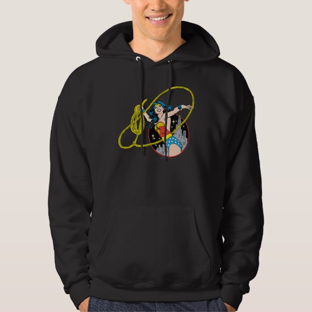 Wonder Woman mit Stadtgeschichte Hoodie (Vorderseite)