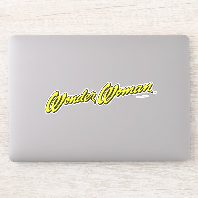 Wonder Woman Name Aufkleber (Computer)