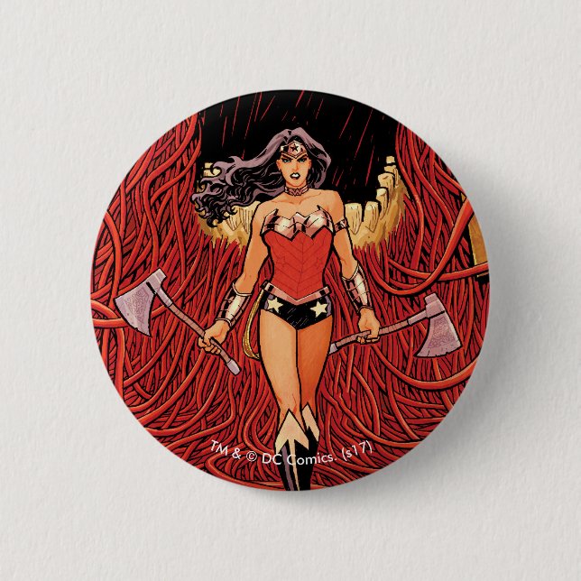 Wonder Woman New 52 Comic Cover #23 Button (Vorderseite)