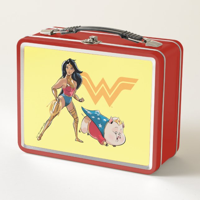 Wonder Woman & PB Metall Brotdose (Vorderseite)