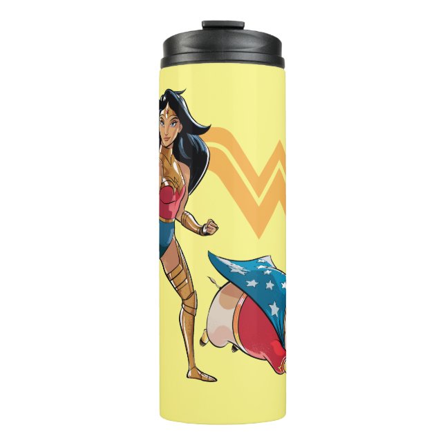 Wonder Woman & PB Thermosbecher (Vorderseite)