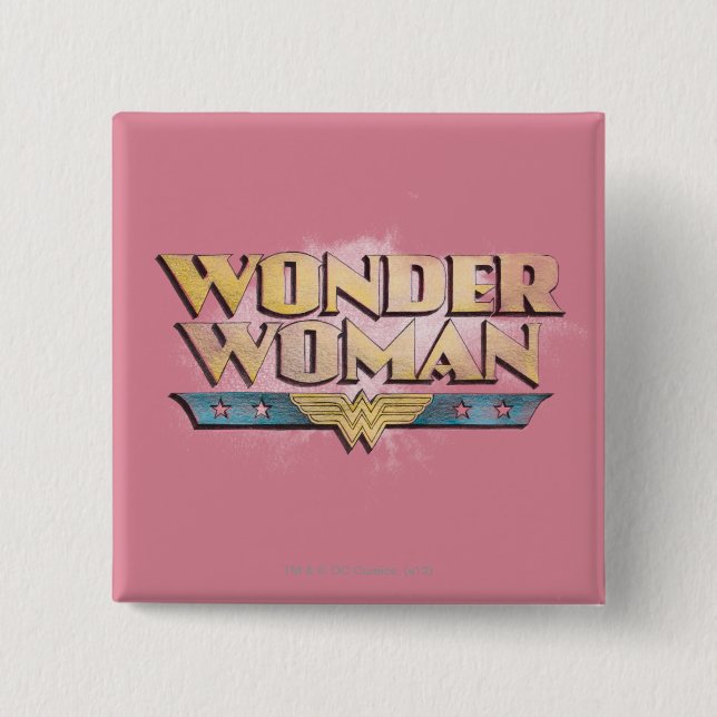 Wonder Woman Pencil Logo Button (Vorderseite)