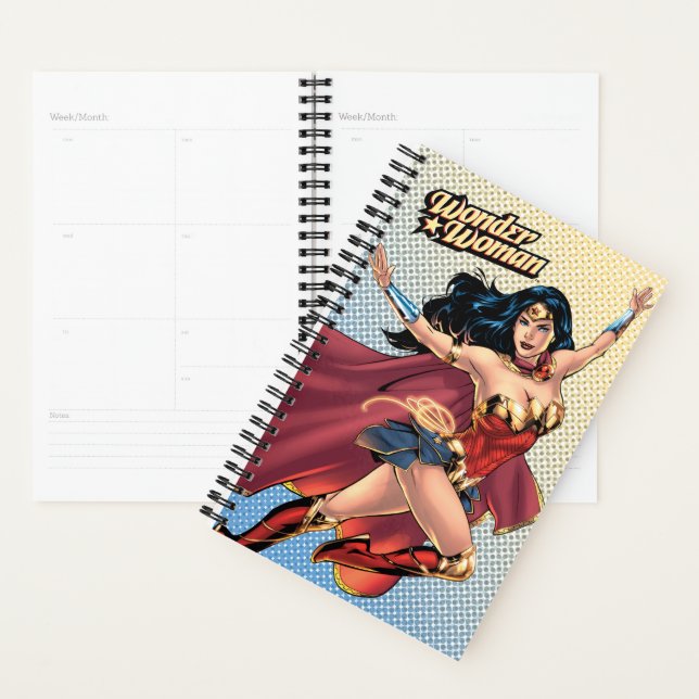 Wonder Woman Portant Cape (Devant avec enveloppe)