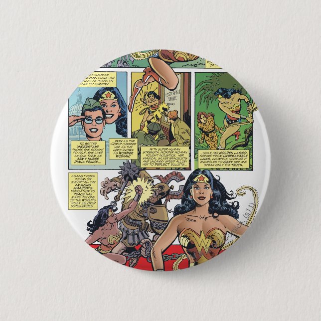 Wonder Woman Princess Diana Button (Vorderseite)