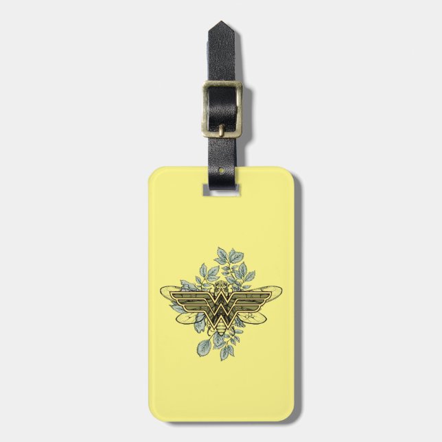 Wonder Woman Queen Bee Logo Gepäckanhänger (Vorderseite vertikal)