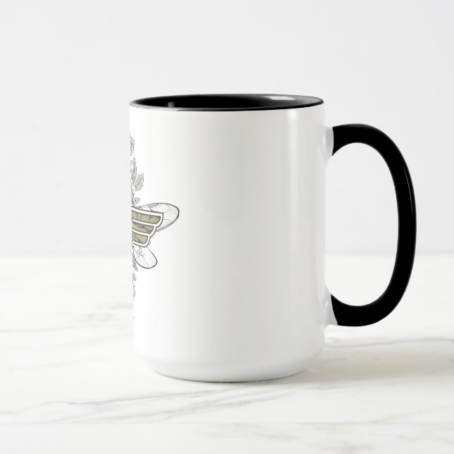 Wonder Woman Queen Bee Logo Tasse (Rechts)