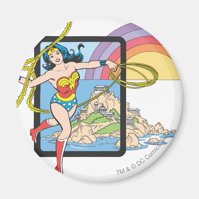 Wonder Woman Rainbow Magnet (Vorne)