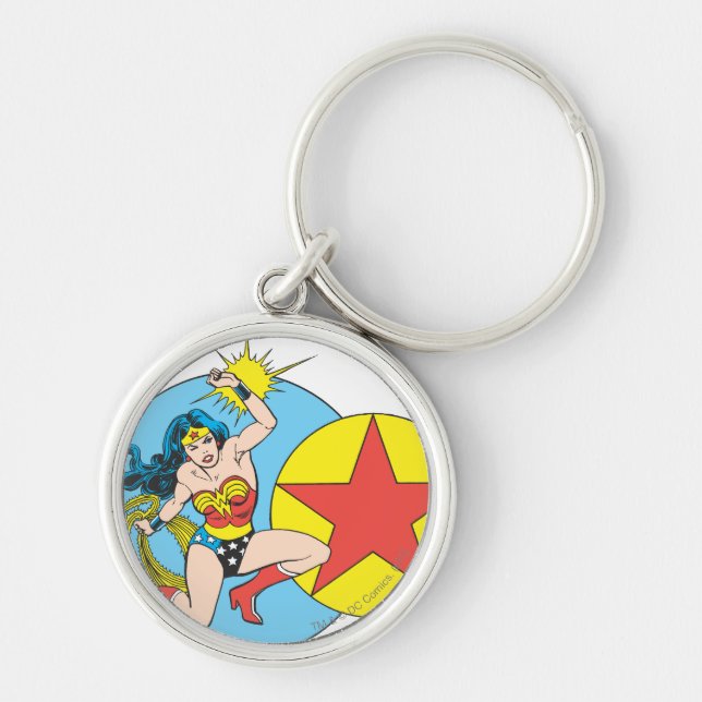 Wonder Woman Red Star Schlüsselanhänger (Vorne)